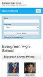 Mobile Screenshot of evergreenhighschoolalumni.com